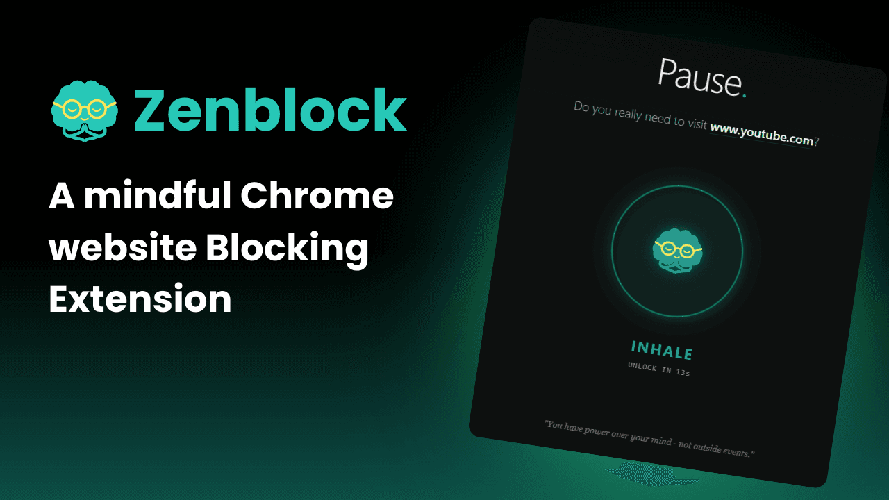 ZenBlock: Mindful Website Blocker